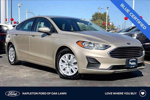 White Gold 2019 Ford Fusion S