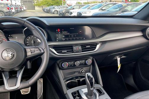 Vulcano Black Metallic 2023 Alfa Romeo Stelvio Veloce AWD