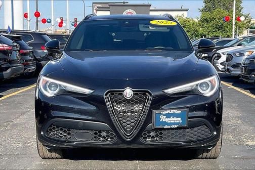Vulcano Black Metallic 2023 Alfa Romeo Stelvio Veloce AWD