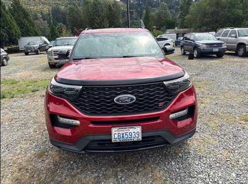 Red 2020 Ford Explorer ST