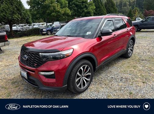Red 2020 Ford Explorer ST