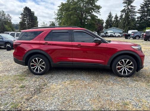 Red 2020 Ford Explorer ST