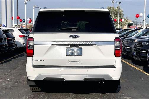 Star White Metallic Tri-Coat 2021 Ford Expedition Platinum