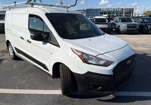 Frozen White 2022 Ford Transit Connect XL Cargo Van