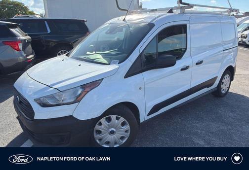 Frozen White 2022 Ford Transit Connect XL Cargo Van