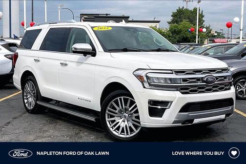 Star White Metallic Tri-Coat 2022 Ford Expedition Platinum