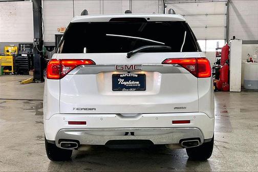 White Frost Tricoat 2017 GMC Acadia Denali
