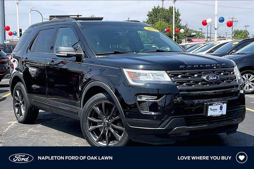 Shadow Black 2018 Ford Explorer XLT