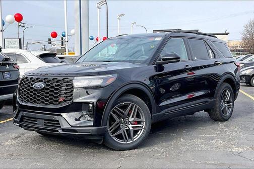Agate Black Metallic 2026 Ford Explorer ST