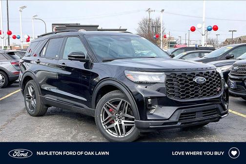 Agate Black Metallic 2026 Ford Explorer ST