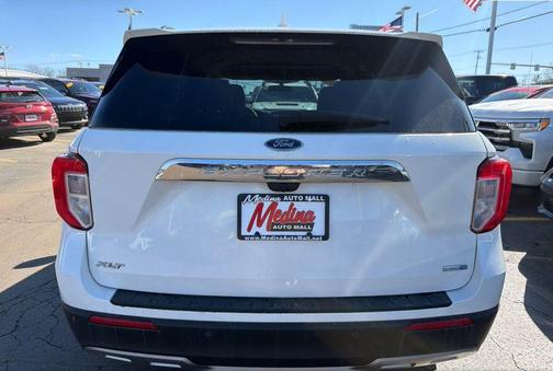 Star White Metallic Tri-Coat 2020 Ford Explorer XLT