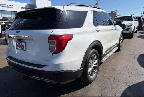 Star White Metallic Tri-Coat 2020 Ford Explorer XLT