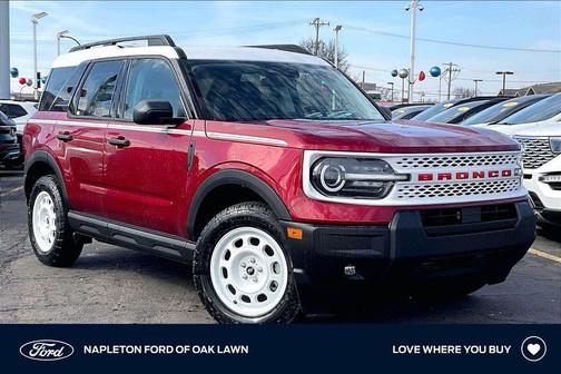 Ruby Red Metallic Tinted Clearcoat 2025 Ford Bronco Sport Heritage