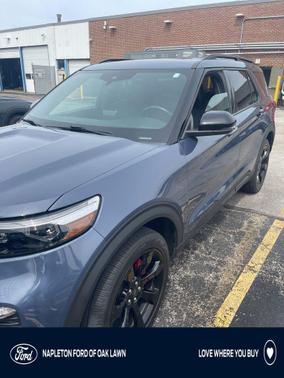 Blue Metallic 2021 Ford Explorer ST