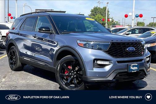Blue Metallic 2021 Ford Explorer ST