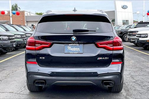 Carbon Black Metallic 2019 BMW X3 M40i