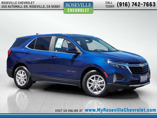 Blue Glow Metallic 2022 Chevrolet Equinox LT