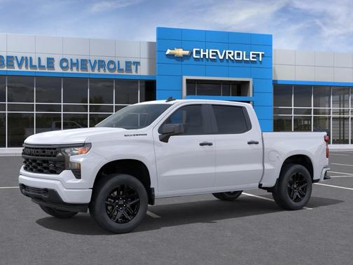 White 2026 Chevrolet Silverado 1500 Custom