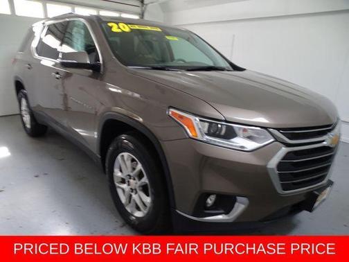 Stone Gray Metallic 2020 Chevrolet Traverse LT Cloth