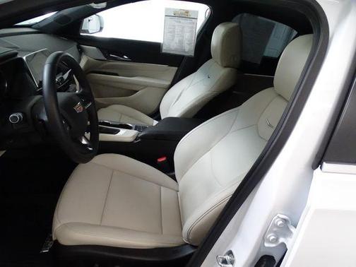 Summit White 2025 Cadillac CT4 Premium Luxury