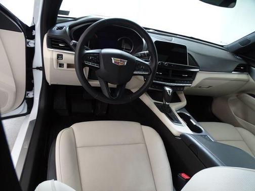 Summit White 2025 Cadillac CT4 Premium Luxury