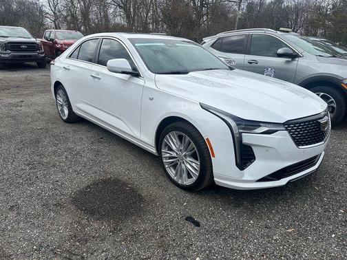 Summit White 2025 Cadillac CT4 Premium Luxury