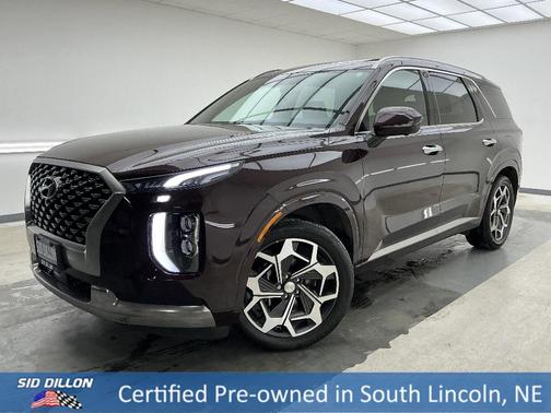 Burgundy 2022 Hyundai PALISADE Calligraphy