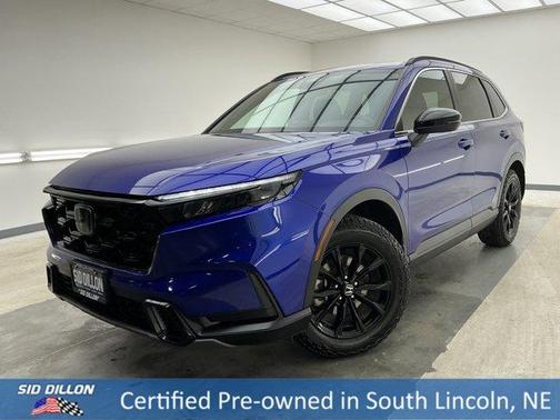 Blue 2024 Honda CR-V Hybrid Sport