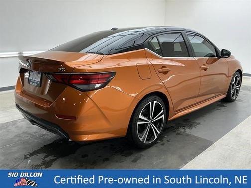 Orange 2022 Nissan Sentra SR