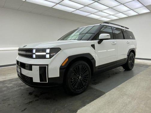 White 2026 Hyundai SANTA FE HEV Calligraphy