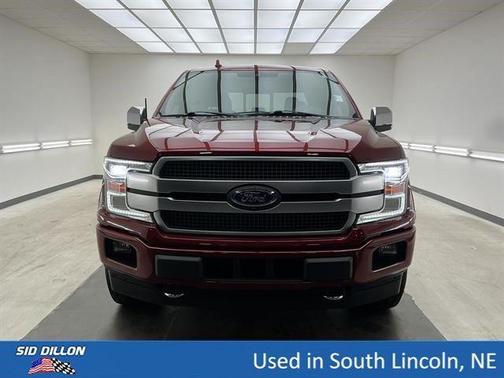 Red 2018 Ford F-150 Platinum