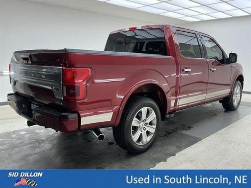 Red 2018 Ford F-150 Platinum