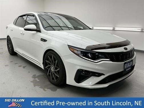 Snow White Pearl 2019 Kia Optima SX Turbo