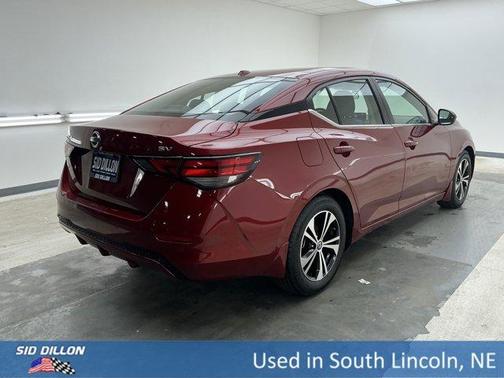 Scarlet Ember 2021 Nissan Sentra SV