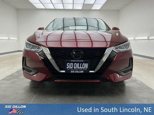 Scarlet Ember 2021 Nissan Sentra SV