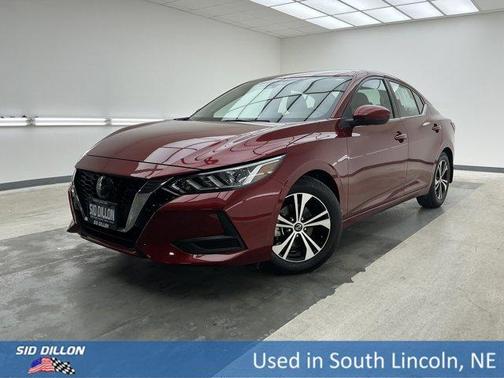 Scarlet Ember 2021 Nissan Sentra SV