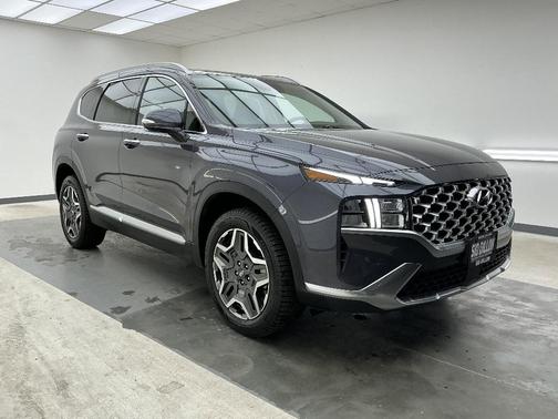 Lagoon Blue 2022 Hyundai SANTA FE HEV SEL Premium