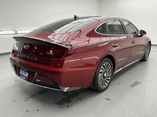 Red 2023 Hyundai SONATA Hybrid Limited