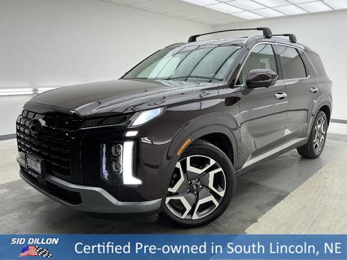Burgundy 2024 Hyundai PALISADE Limited