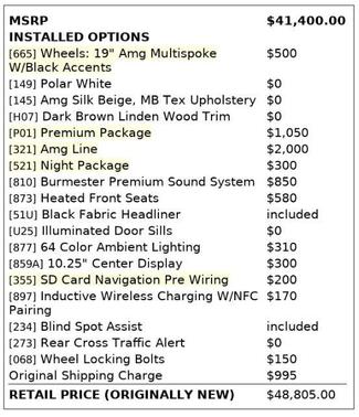 2019 Mercedes-Benz C-Class C 300