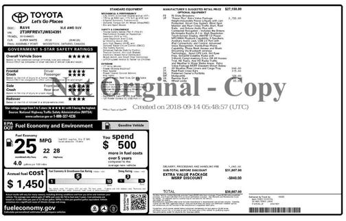 2018 Toyota RAV4 XLE