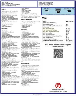 2014 Mercedes-Benz E-Class E 350