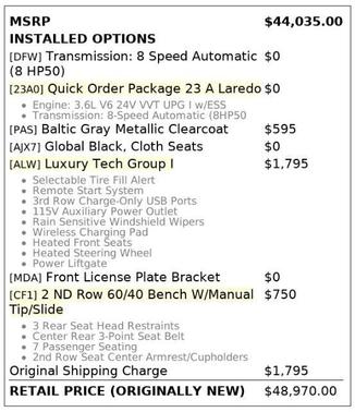 2023 Jeep Grand Cherokee L Laredo