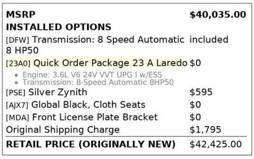 2023 Jeep Grand Cherokee Laredo