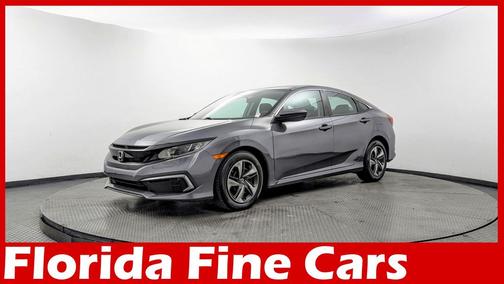 Modern Steel Metallic 2021 Honda Civic LX