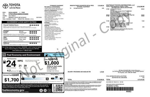 2021 Toyota Highlander L