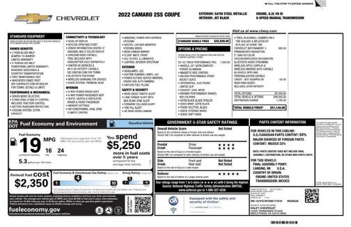 2022 Chevrolet Camaro 2SS
