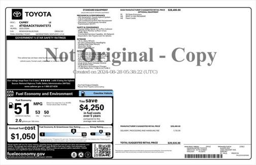2025 Toyota Camry LE