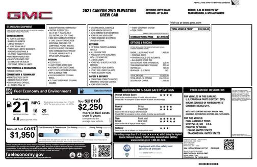 2021 GMC Canyon Elevation
