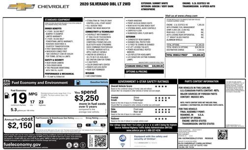 2020 Chevrolet Silverado 1500 LT
